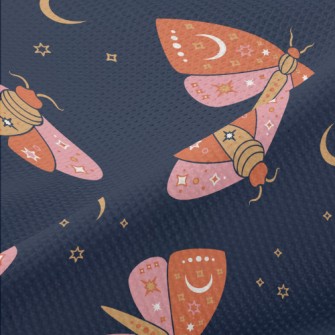 Mysterious Pattern Moth Piqué