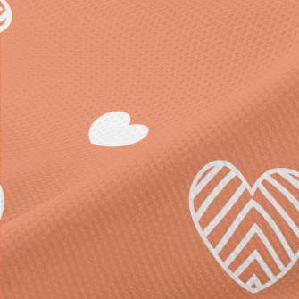 Cute Line Love Heart Piqué