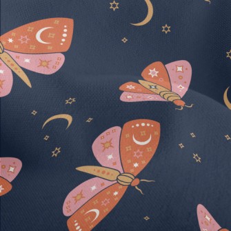 Mysterious Pattern Moth Lightweight Performance Linen