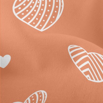 Cute Line Love Heart Lightweight Performance Linen