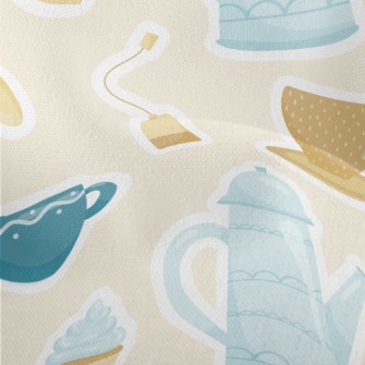 Elegant Tea Set Lightweight Performance Linen