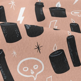 Halloween Black Candle Modern Jersey