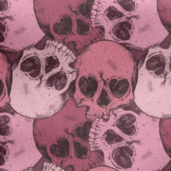 Stacked Skulls Jersey Backed Fleece