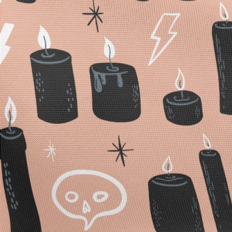 Halloween Black Candle Pongee