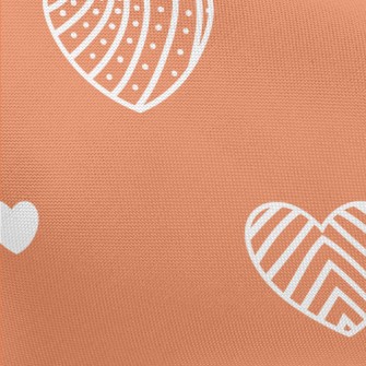 Cute Line Love Heart Pongee