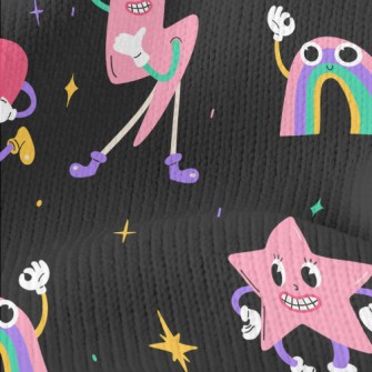 Funny Little Pattern Stretch Jersey