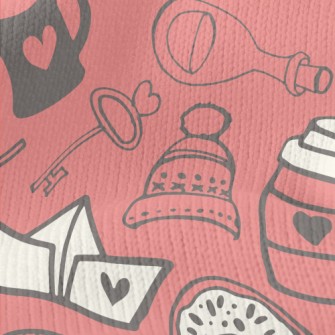 Warm Wool Hat And Gloves Stretch Jersey