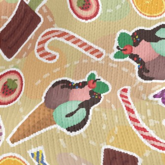 Fruit Popsicle Ice Cream Stretch Jersey
