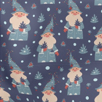 Friendly Christmas Elf Lightweight Cotton Poplin