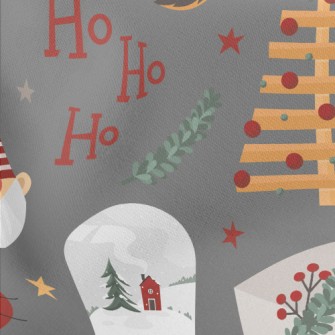 Christmas Atmosphere Decoratio Lightweight Cotton Poplin