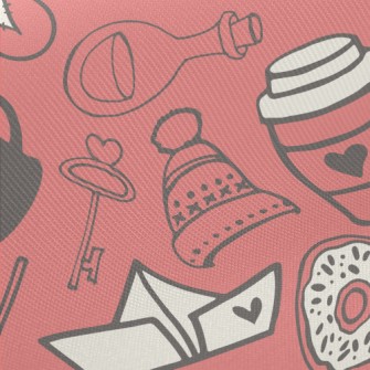 Warm Wool Hat And Gloves Midweight Cotton Poplin