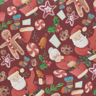 Santa Claus Midweight Cotton Poplin