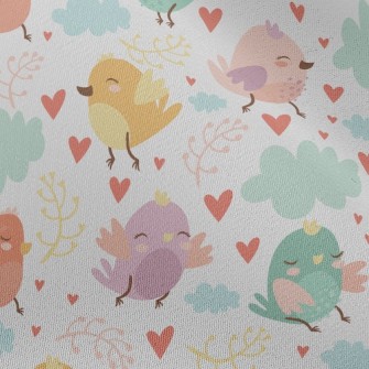 Lively Little Bird Chiffon