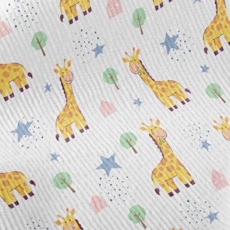 Smiling Giraffe Standard Corduroy