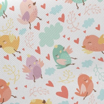 Lively Little Bird Twill