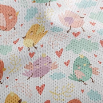 Lively Little Bird Athletic Mesh Flat Back