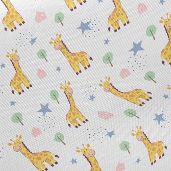 Smiling Giraffe Twill