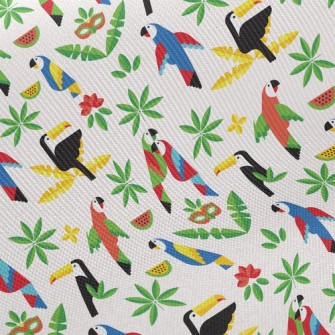 Watermelon Parrot Toucan Twill