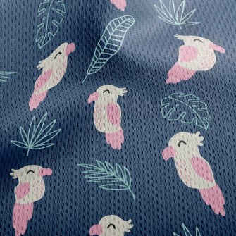 Cute Parrot Athletic Mesh Flat Back