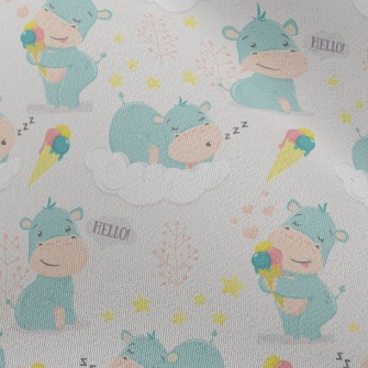 Baby Hippopotamus Chiffon