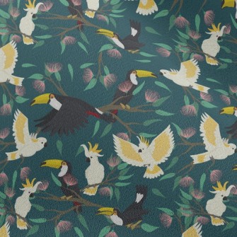 Toucans And Parrots Chiffon