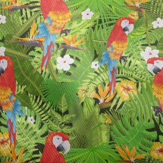 Flowers And Parrots Dobby