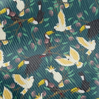 Toucans And Parrots Standard Corduroy