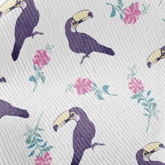 Toucan And Flowers Standard Corduroy
