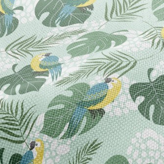Birds And Leaves Performance Linen