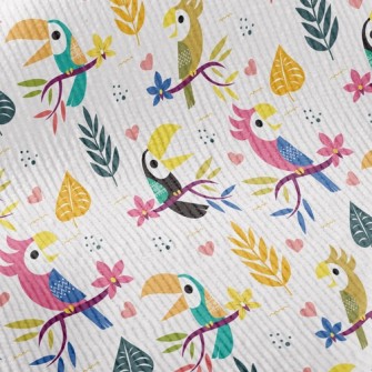 Cute Toucan And Parrot Standard Corduroy