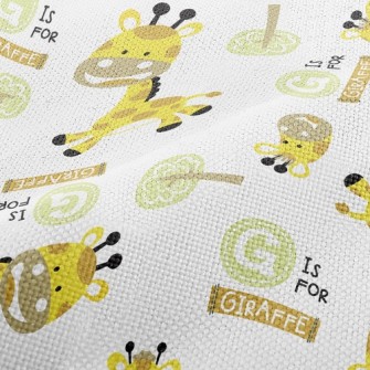 Tree Giraffe Performance Linen