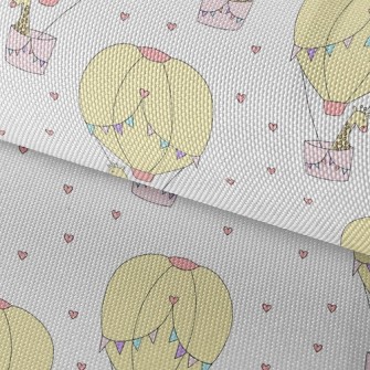 Hot Air Balloon Giraffe Waterproof Oxford