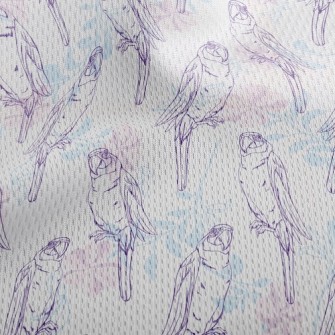 Beautiful Parrot Athletic Mesh Flat Back