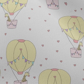 Hot Air Balloon Giraffe Chiffon