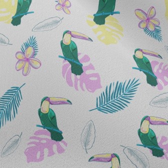 Palm Leaf Toucan Chiffon