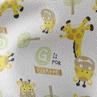 Tree Giraffe Waterproof Canvas