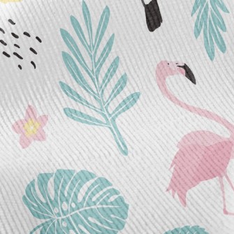 Toucan And Flamingo Standard Corduroy