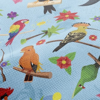 Various Parrots Performance Linen