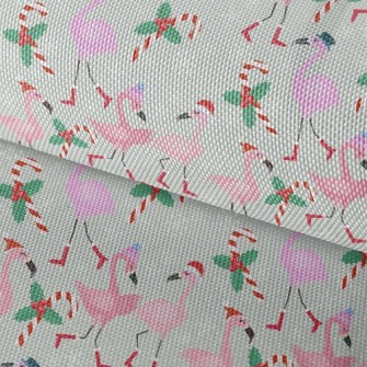 Christmas Flamingo Waterproof Oxford