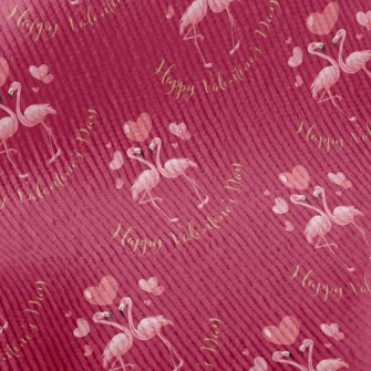 Flamingo Couple Standard Corduroy