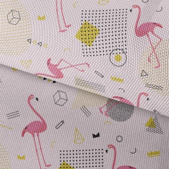 Modern Flamingo Waterproof Oxford