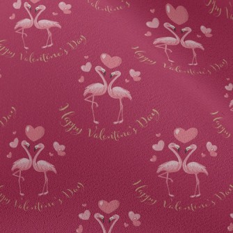 Flamingo Couple Chiffon