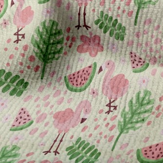 Watermelon And Flamingo Terry