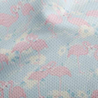 Love Each Other Flamingo Athletic Mesh Flat Back