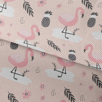 Pineapple Flamingo Waterproof Oxford