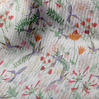 Hummingbird In The Garden Terry