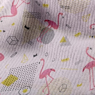 Modern Flamingo Terry