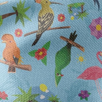 Various Parrots Waterproof Canvas