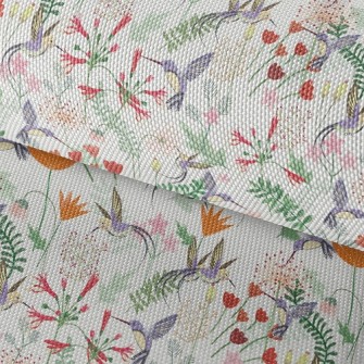 Hummingbird In The Garden Waterproof Oxford