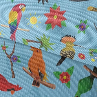 Various Parrots Waterproof Oxford